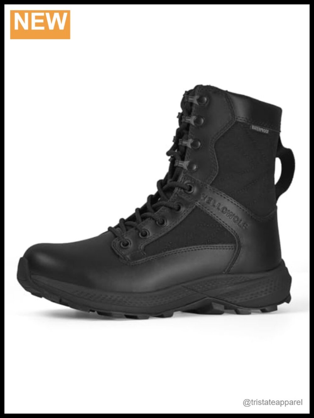 Women's Tactical Combat Boots Waterproof Side Zip Work Motorcycle
